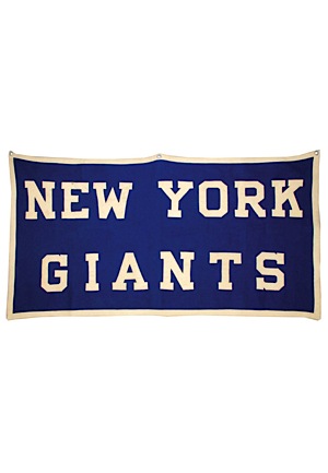 1940s New York Giants Banner