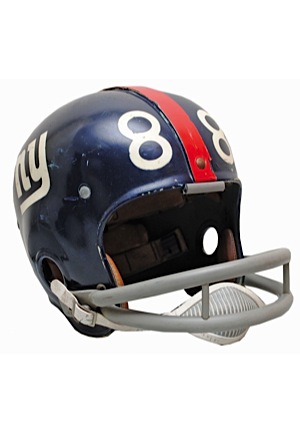 Late 1960s Aaron Thomas New York Giants Game-Used Suspension Helmet