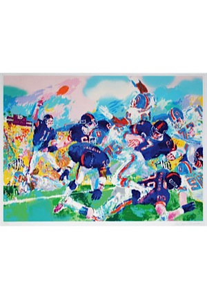 1987 Leroy Neiman "Giants-Broncos Classic" Limited Edition Serigraph (JSA)