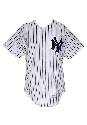 1983 Bob Shirley New York Yankees Game-Used Home Jersey