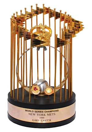 1986 Gary Carter New York Mets World Series Trophy (Carter Foundation LOA)