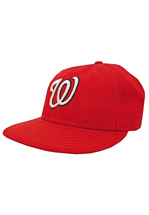 Washington Nationals Game-Used Cap Attributed to Stephen Strasburg