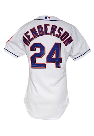 2000 Rickey Henderson New York Mets Game-Used Home Uniform (2)