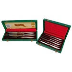 August 3, 1959 Mickey Mantle All-Star Game Presentational Knife Set (2)(Mantle Family LOA)