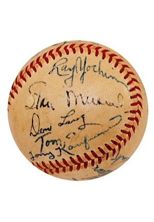 1949 St. Louis Cardinals Team Signed Baseball (JSA)