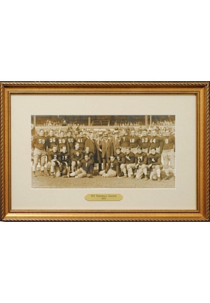 1929 Professionally Framed New York Football Giants Team Photo