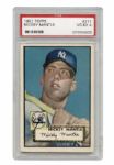 1952 Topps Mickey Mantle Rookie Card PSA 4