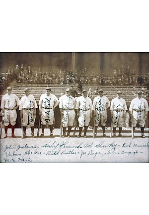 1927 New York Yankees "Murderers Row" Team Signed Photo (Full JSA • Championship Season)