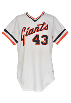 1981 Tom Griffin San Francisco Giants Game-Used Home Jersey (Team Stamp)