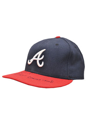 2011 Jason Heyward Atlanta Braves Game-Used & Autographed Cap (JSA)