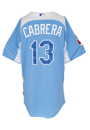 2012 Asdrubal Cabrera All-Star Game Batting Practice Worn Jersey (MLB Hologram)