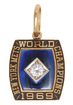 1969 New York Mets World Championship Pendant