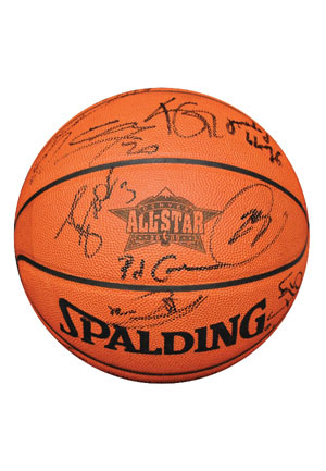 2005 NBA All-Star Game Team Autographed Basketball (JSA • NBA LOA)