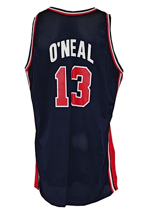 1994 Shaquille ONeal USA World Championship of Basketball Game-Used Road Jersey (MVP Performance)