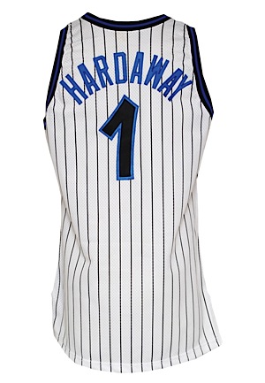 1993-94 Penny Hardaway Orlando Magic Game-Used & Autographed Home Jersey (JSA)