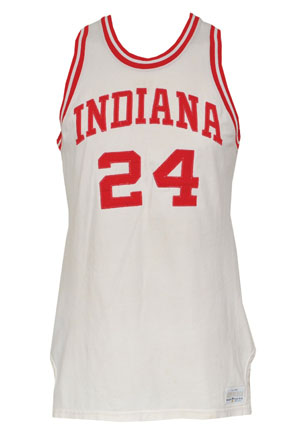 Early 1980s Indiana University Game-Used Home Uniform Attributed to Randy Wittman (2)