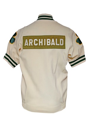 Circa 1982 Nate Archibald Boston Celtics Worn Warm-Up Jacket