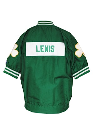1992-93 Reggie Lewis Boston Celtics Worn Warm-Up Jacket