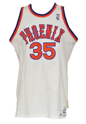 1987-88 Armen Gilliam Rookie Phoenix Suns Game-Used Home Uniform (2)(Great Provenance)