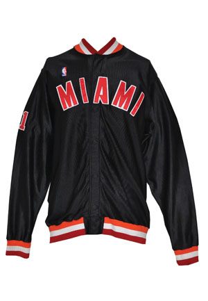 1989-90 Sherman Douglas Miami Heat Rookie Worn Warm-Up Suit (2)