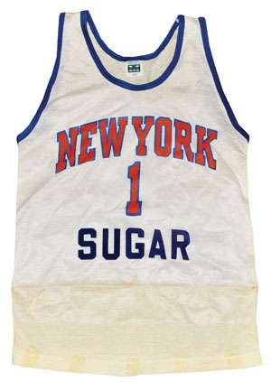 Bert Sugar Custom NY Knicks Jersey with Cigar (2)