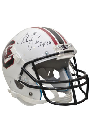 Jadeveon Clowney University of South Carolina Gamecocks Autographed Helmet (JSA)