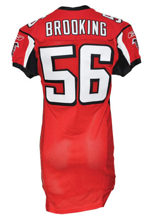 Grouping Of Eight NFL Game-Used Jerseys Spanning from 1982-2004—Seven Falcons One Buccaneers (8)