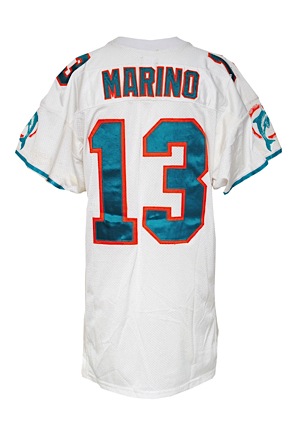 1996 Dan Marino Miami Dolphins Game-Used Road Jersey