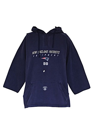 Bill Belicheck New England Patriots Worn Sweatshirt