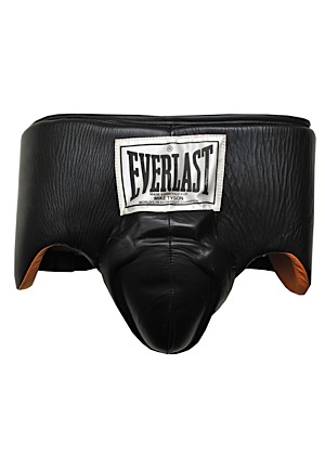 1986-2005 Mike Tyson Training Worn Protective Cup ("Made Expressively for Mike Tyson Worlds Heavyweight Champion" Tag • Ex-Tyson Camp Staffer LOA)