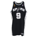 2006-07 Tony Parker San Antonio Spurs NBA Finals Game-Used Road Jersey (Championship Season • NBA Finals MVP • BBHoF LOA)