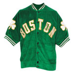Early 1960s Sam Jones Boston Celtics Worn & Autographed Fleece Warm-Up Suit (2)(JSA • Sam Jones LOA • BBHoF LOA)