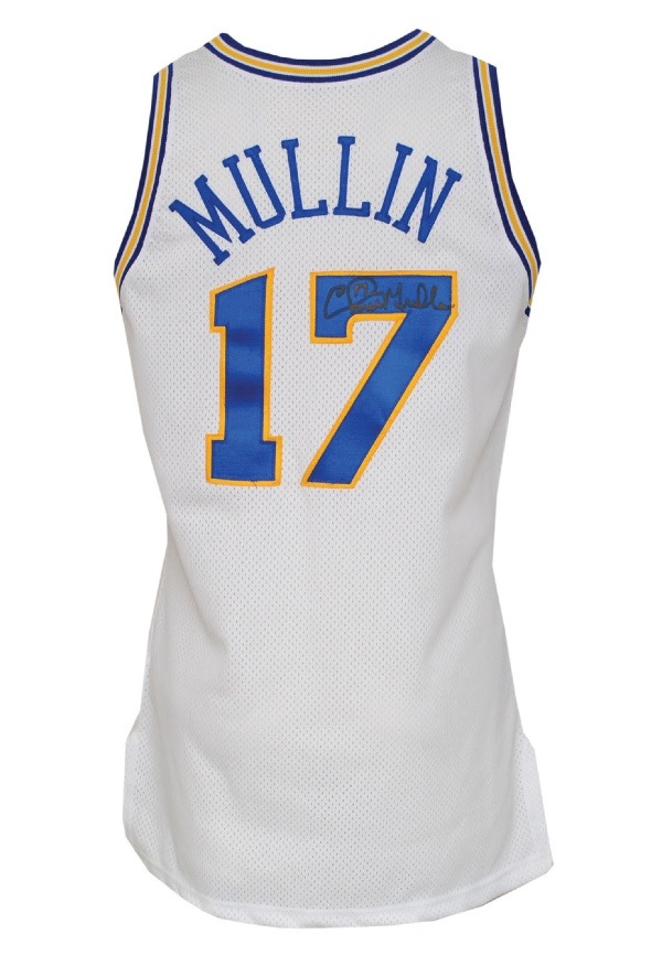 Lot Detail - 1994-95 Chris Mullin Golden State Warriors Game-Used &  Autographed Home Jersey (Captain's “C” • JSA • BBHoF LOA)