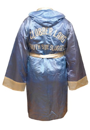 1982 Clubber Lang Fight Robe Screen-Worn by Mr. T in "Rocky III" (Photomatch • Frank Stallone LOA)