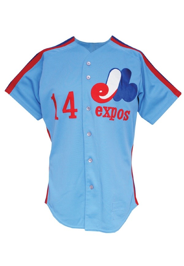 Lot Detail - 1984 PETE ROSE AUTOGRAPHED MONTREAL EXPOS GAME WORN HOME JERSEY