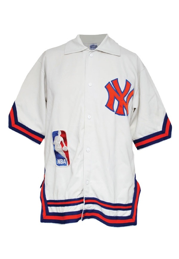 Lot Detail - Mid 1980s Bernard King New York Knicks Warm-Up Jacket ...