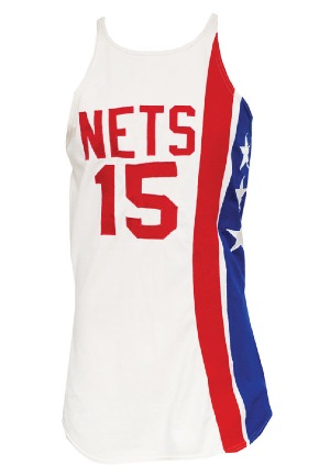 Circa 1974 Billy Schaeffer ABA New York Nets Game-Used Home Jersey (Schaeffer LOA • BBHoF LOA)