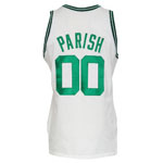1986-87 Robert Parish Boston Celtics Game-Used & Autographed Home Jersey (JSA • BBHoF LOA)