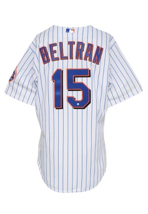 5/21/2006 Carlos Beltran New York Mets Game-Used Home Jersey (Mets-Steiner LOA • MLB Hologram • Subway Series)