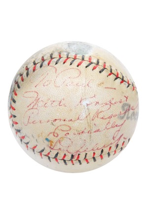 Lou Gehrig Autographed Baseball (PSA/DNA)