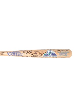 1998 National League All-Stars Multi-Signed Bat (JSA)