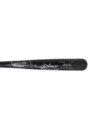 2003 Rafael Palmeiro Texas Rangers Game-Used & Autographed Bat (PSA/DNA • JSA)