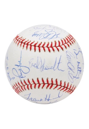 1993 New York Yankees Team Signed Baseball (JSA)