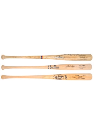Craig Biggio, Jose Canseco & Robby Thompson Game-Used/Game-Ready & Autographed Bats (3)(JSA • PSA/DNA)