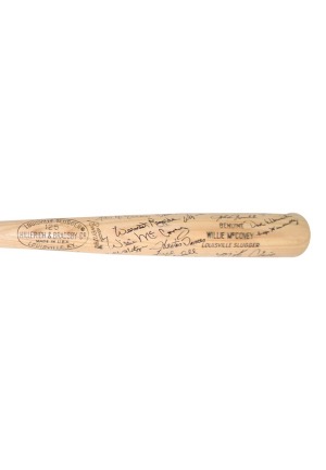 1976 San Diego Padres Team-Signed Willie McCovey Game-Ready Bat (JSA • PSA/DNA)