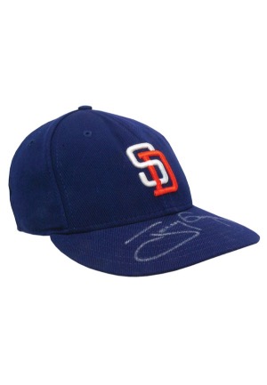 8/2/1999 Tony Gwynn San Diego Padres Hit #2995 Game-Used & Autographed Cap (JSA • Gwynn Family LOA)