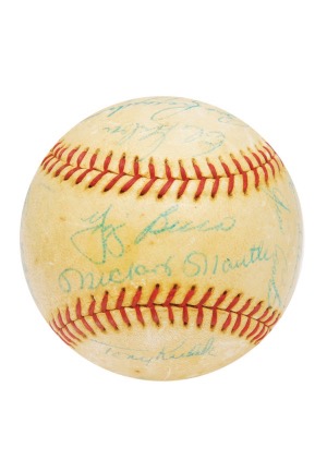 1959 New York Yankees Team-Signed Baseballs (2)(JSA • Turley Family LOA)