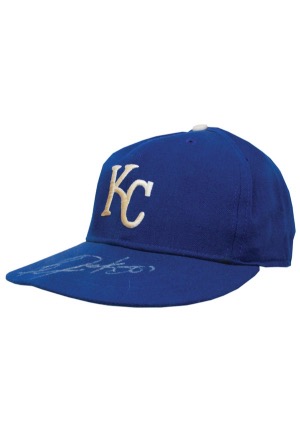 1980s Kansas City Royals Game-Used & Autographed Cap Attributed to Bo Jackson (JSA)