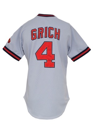 Early 1980s Bobby Grich California Angels Game-Used Road Uniform (2)(Repairs)