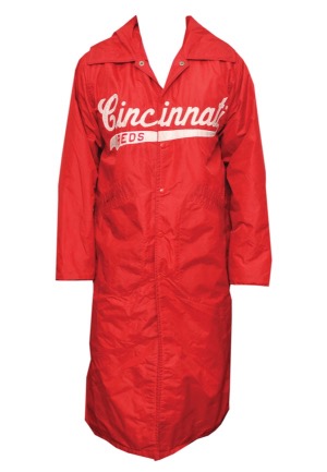 1970s Joe Morgan Cincinnati Reds Worn Cold Weather Jacket